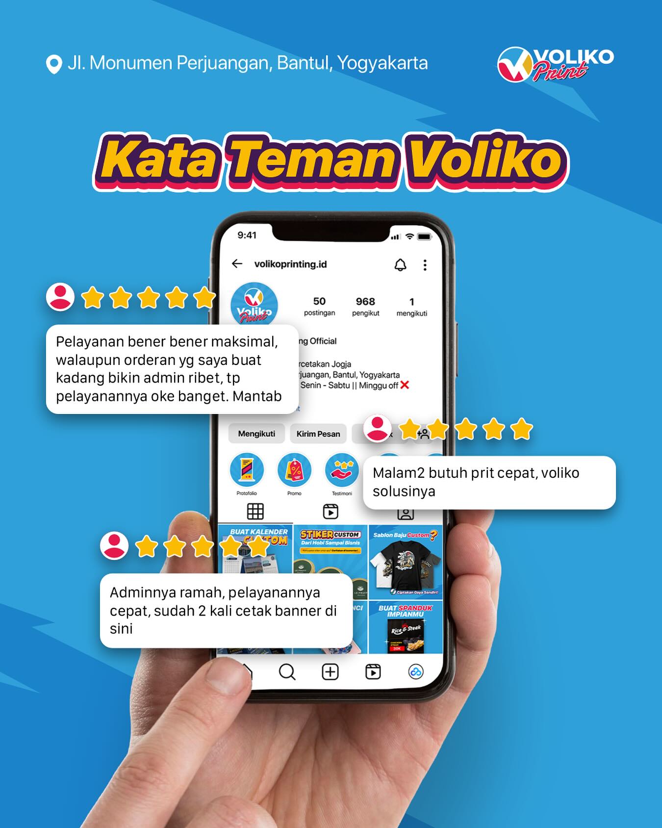 Portfolio Instagram Restaurant - Social Media Management